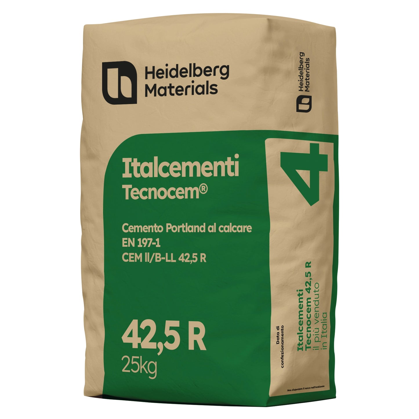 Cemento grigio tecnocem italcementi 42,5 25 kg