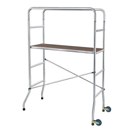 Trabattello acciaio zincato 1,79 m base 0,65x1,16 m dl.81/2008 portata 120 kg